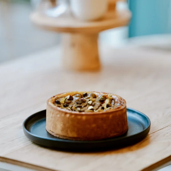 Flan vanille et pistache