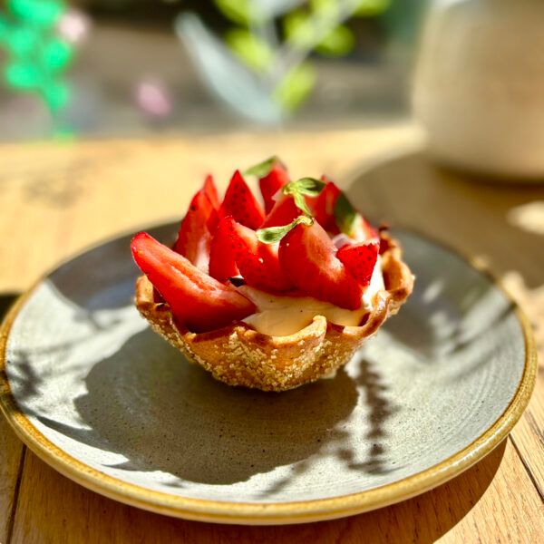 Tarte Fraise & Basilic